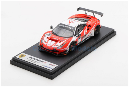 Modelauto 1:43 | Looksmart LSRC108 | Ferrari 488 GT3 PRO-AM | Kessel Racing 2021 #11 - T.Kohmann - F.Zollo - G.Roda - D.Fumanel