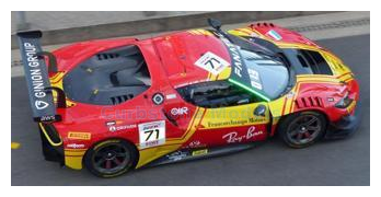 Modelauto 1:43 | Looksmart LSRC193 | Ferrari 296 GT3 | Francorchamps Motors 2024 - D.Vidales  - T.Neubauer - V.Abril