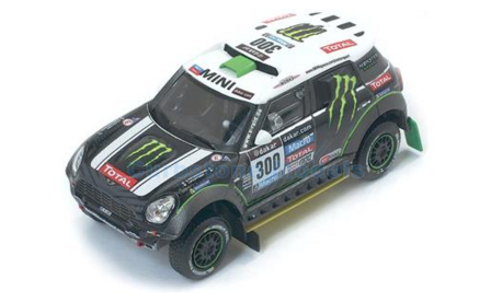 Modelauto 1:43 | IXO-Models RAM577P | Mini All 4 Racing M&ouml;nster 2014 #300 - S.Peterhansel - J.Cottret