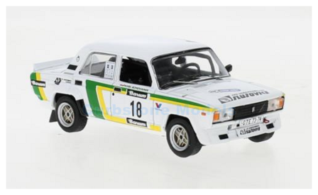 Modelauto 1:43 | IXO-Models RAC422.22 | Lada 2105 VFTS | AMK JZD Slu&scaron;ovice 1988 #18 - V.Blahna - P.Schovanek