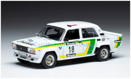 Modelauto 1:43 | IXO-Models RAC422.22 | Lada 2105 VFTS | AMK JZD Slu&scaron;ovice 1988 #18 - V.Blahna - P.Schovanek