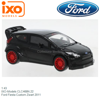 1:43 | IXO-Models CLC468N.22 | Ford Fiesta Custom Zwart 2011