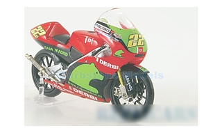 Motorfiets 1:24 | IXO-Models BIXJ000018 | Gilera Derbi 125 2005 #22 - P.Nieto