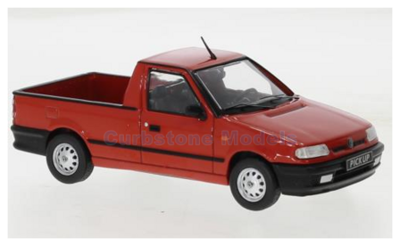 Modelauto 1:43 | IXO-Models CLC474N.22 | Skoda Felicia Flatbed Red 1995