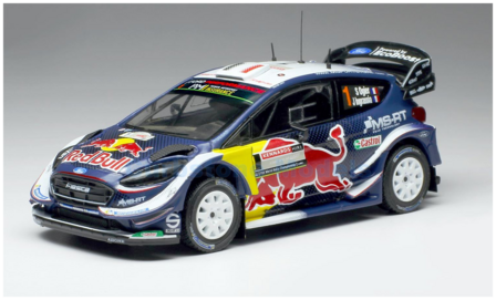 Modelauto 1:43 | IXO-Models RAM690 | Ford Fiesta WRC 2018 #1 - S.Ogier - J.Ingrassia