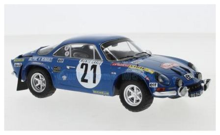 Modelauto 1:24 | IXO-Models 24RAL007B | Alpine A110 Renault 1973 #21 - J.Nicolas - M.Vial