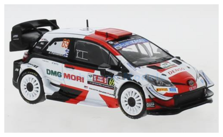 Modelauto 1:43 | IXO-Models RAM805 | Toyota Gazoo Racing WRT Yaris WRC 2021 #69 - H.Rovanper&auml; - J.Halttunen