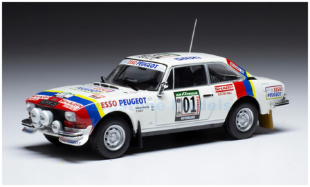 Modelauto 1:43 | IXO-Models RAC417B.22 | ESSO Peugeot Sport 504 Coup&eacute; V6 1978 #01 - T.M&auml;kinen - J.Todt