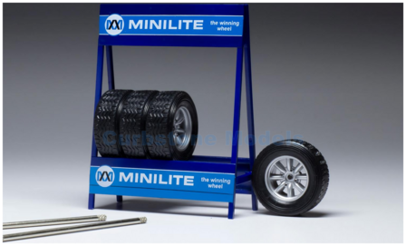 Accessoire 1:18 | IXO-Models 18SET010W | Minilite Set of 4 Wheels