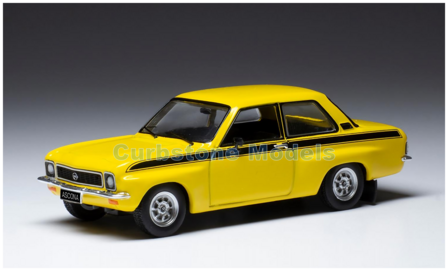 Modelauto 1:43 | IXO-Models CLC418N | Opel Ascona A Tuning Dark Yellow and black 1973