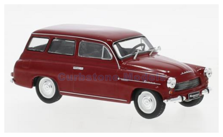 Modelauto 1:43 | IXO-Models CLC431N.22 | Skoda Octavia Combi Dark Red 1969