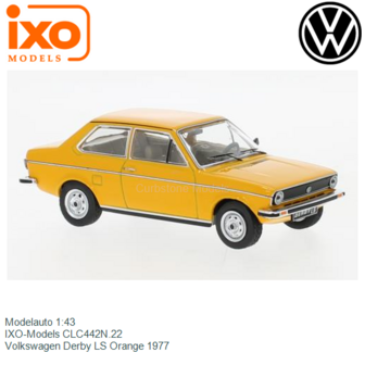 Modelauto 1:43 | IXO-Models CLC442N.22 | Volkswagen Derby LS Orange 1977