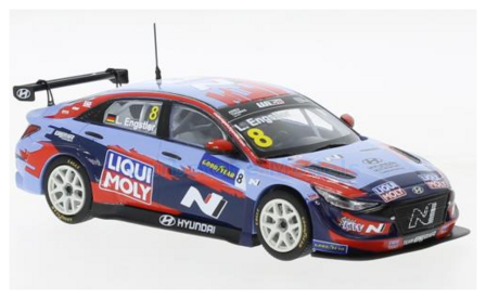 Modelauto 1:43 | IXO-Models GTM156B | Hyundai N Liqui Moly Racing Team Elantra N TCR 2021 #8 - L.Engstler