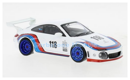 Modelauto 1:43 | IXO-Models MOC321 | Porsche 911 (997) Old &amp; New Wit #118