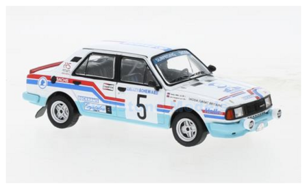 Modelauto 1:43 | IXO-Models RAC408B.22 | Skoda 130L 1988 #5 - B.Willis  - J.Haugland