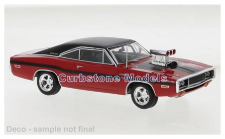 Modelauto 1:43 | IXO-Models CLC475N.22 | Dodge Charger R/T Red Metallic 1970