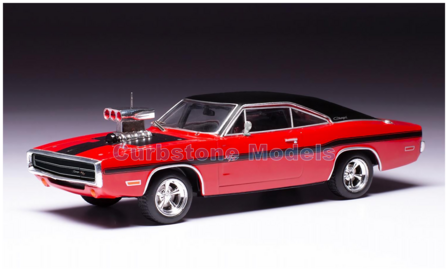 Modelauto 1:43 | IXO-Models CLC475N.22 | Dodge Charger R/T Red Metallic 1970