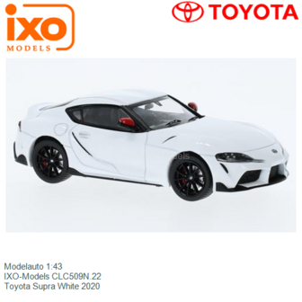 Modelauto 1:43 | IXO-Models CLC509N.22 | Toyota Supra White 2020