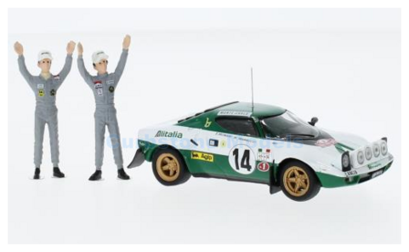 Modelauto 1:43 | IXO-Models SPRM001-75 | Lancia Alitalia Stratos HF 1975 #14 - S.Munari - M.Mannucci