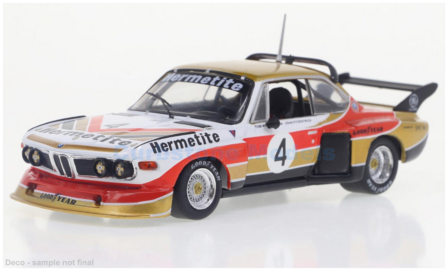 Modelauto 1:43 | IXO-Models GTM167LQ.22 | BMW 3.5 CSL Gr.5 1976 #4 - J.Fitzpatrick - T.Walkingshaw