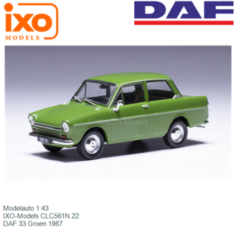 Modelauto 1:43 | IXO-Models CLC561N.22 | DAF 33 Groen 1967