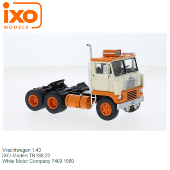 Vrachtwagen 1:43 | IXO-Models TR188.22 | White Motor Company 7400 1960