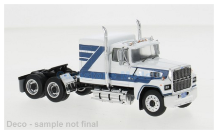 Vrachtwagen 1:64 | IXO-Models 64TR011A | Ford LTL-9000 White and Blue 1978