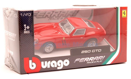 Modelauto 1:43 | Bburago 31129R | Ferrari 250 GTO Rood 1962