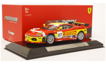 Modelauto 1:43 | Bburago 18-36303RED | Ferrari F430 | BMS Scuderia Italia 2008 #97 - M.Malucelli - P.Ruberti - F.Babini