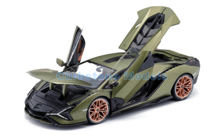 Modelauto 1:18 | Bburago 18-11046GREEN | Lamborghini Sian FKP 37 Green 2019