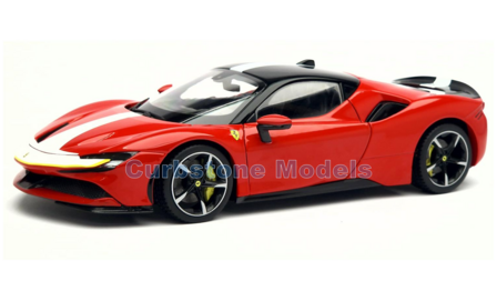 Modelauto 1:18 | Bburago 18-16911R/BK | Ferrari SF90 Stradale Assetti Fiorano Red 2019