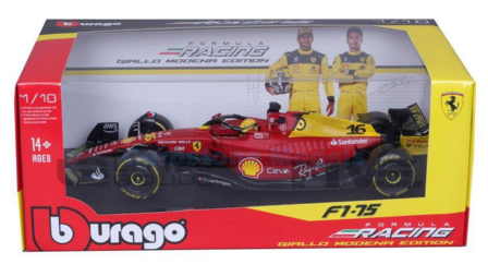 Modelauto 1:18 | Bburago 18-16811LM | Scuderia Ferrari F1-75 2022 #16 - C.Leclerc