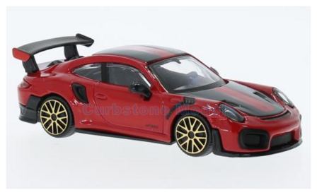 Modelauto 1:43 | Bburago 18-30388RED | Porsche 911 GT2 RS Red and Black