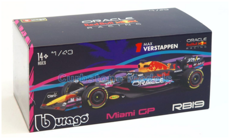 Modelauto 1:43 | Bburago 18-38083VM | Red Bull Racing RB19 RBPT 2023 #1 - M.Verstappen