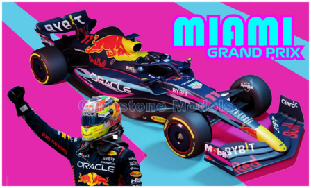 Modelauto 1:43 | Bburago 18-38083PM | Red Bull Racing RB19 RBPT 2023 #11 - S.P&eacute;rez