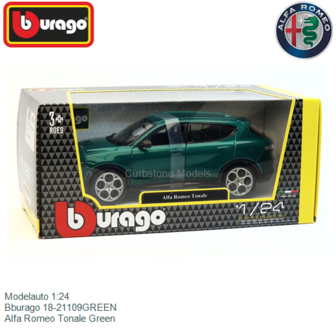 Modelauto 1:24 | Bburago 18-21109GREEN | Alfa Romeo Tonale Green