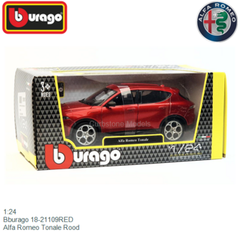 1:24 | Bburago 18-21109RED | Alfa Romeo Tonale Rood