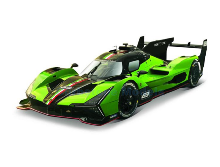 Modelauto 1:43 | Bburago 18-38315 | Lamborghini SC63 Hypercar LMDh | Corsa Clienti Iron Lynx 2023 #63