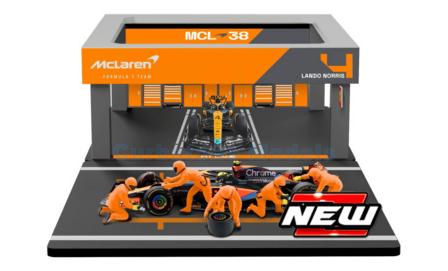 Modelauto 1:43 | Bburago 18-38451N | McLaren Formula One Team MCL38 2024 #4 - L.Norris