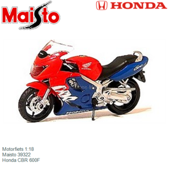 Motorfiets 1:18 | Maisto 39322 | Honda CBR 600F