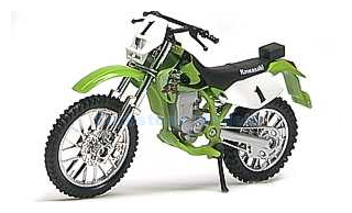 Motorfiets 1:18 | Maisto 39302 | Kawasaki KLX 250 SR Groen