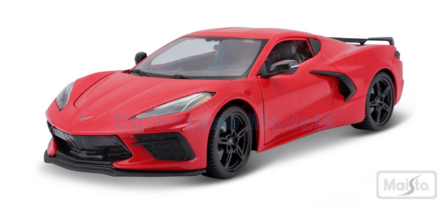 Modelauto 1:18 | Maisto 31447RED | Chevrolet Corvette C8 Stingray Torch Red 2020