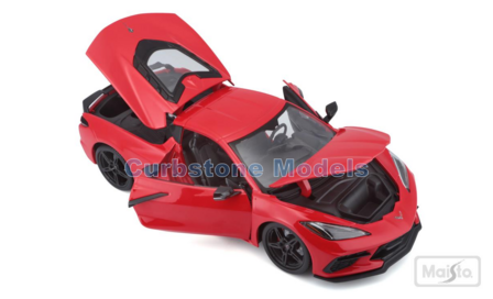 Modelauto 1:18 | Maisto 31447RED | Chevrolet Corvette C8 Stingray Torch Red 2020