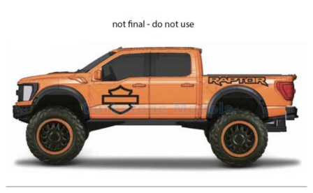 Modelauto 1:64 | Maisto 15380-22878 | Ford Raptor Orange 2021