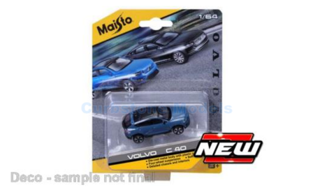 Modelauto 1:64 | Maisto 15751C40 | Volvo C40 Bright Blue