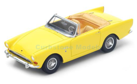 Modelauto 1:43 | Spark S4945 | Sunbeam Alpine Convertible Geel 1964