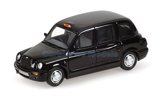 Modelauto 1:43 | Spark S0279 | Taxi Cab TX1 Zwart 2002