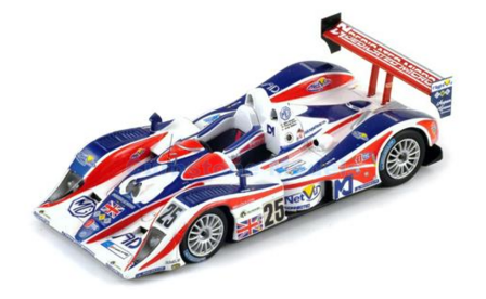 Modelauto 1:43 | Spark S0246 | MG Lola EX264 | Ray Mallock Ltd. (RML) 2007 #25 - T.Erdos - M.Newton - A.Wallace