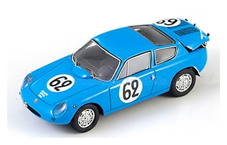 Modelauto 1:43 | Spark S1307 | Abarth 700 S 1962 #62 - F.Albert - G.Balzarini