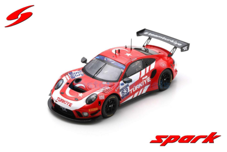 Modelauto 1:43 | Spark S6326 | Porsche 911 GT3 R | Turkiye 2022 #53 - A.G&uuml;ven